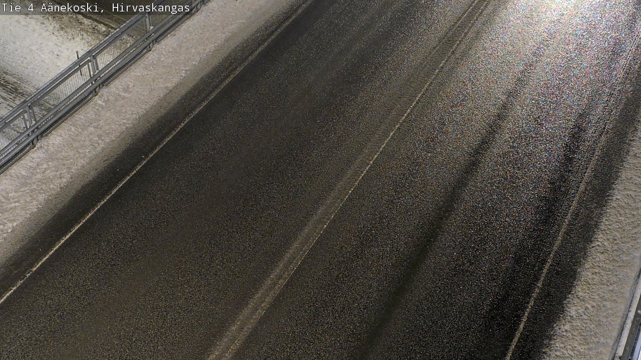 Weather Camera Image Väg 4 Äänekoski, Hirvaskangas, Äänekoski, Keski-Suomi
