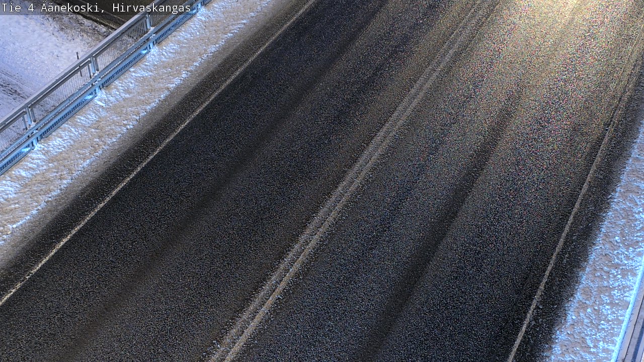 Weather Camera Image Väg 4 Äänekoski, Hirvaskangas, Äänekoski, Keski-Suomi
