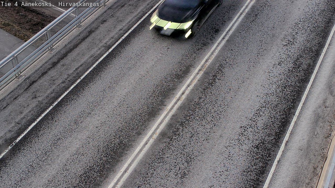 Weather Camera Image Road 4 Äänekoski, Hirvaskangas, Äänekoski, Keski-Suomi
