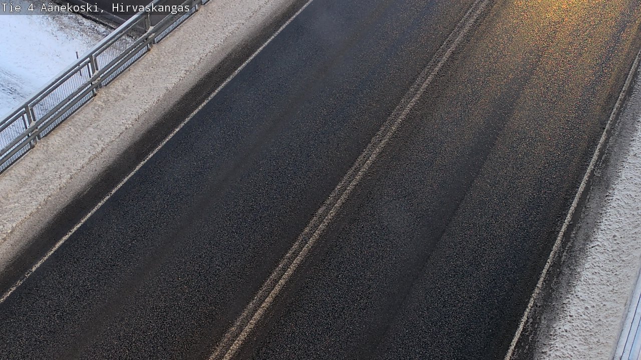 Weather Camera Image Väg 4 Äänekoski, Hirvaskangas, Äänekoski, Keski-Suomi