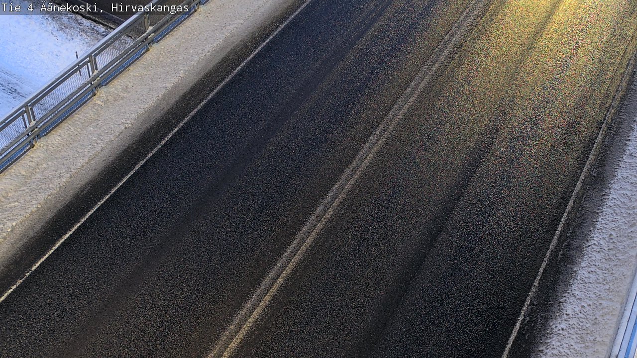 Weather Camera Image Väg 4 Äänekoski, Hirvaskangas, Äänekoski, Keski-Suomi