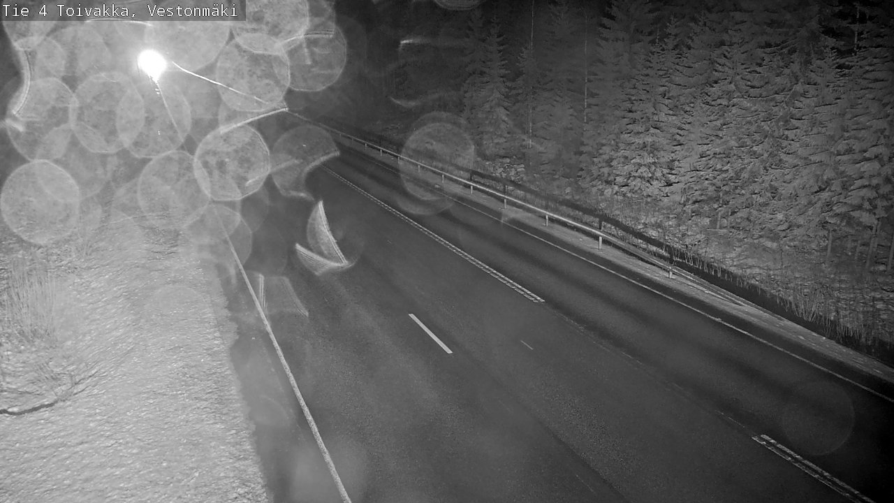 Weather Camera Image Väg 4 Toivakka, Vestonmäki, Toivakka, Keski-Suomi