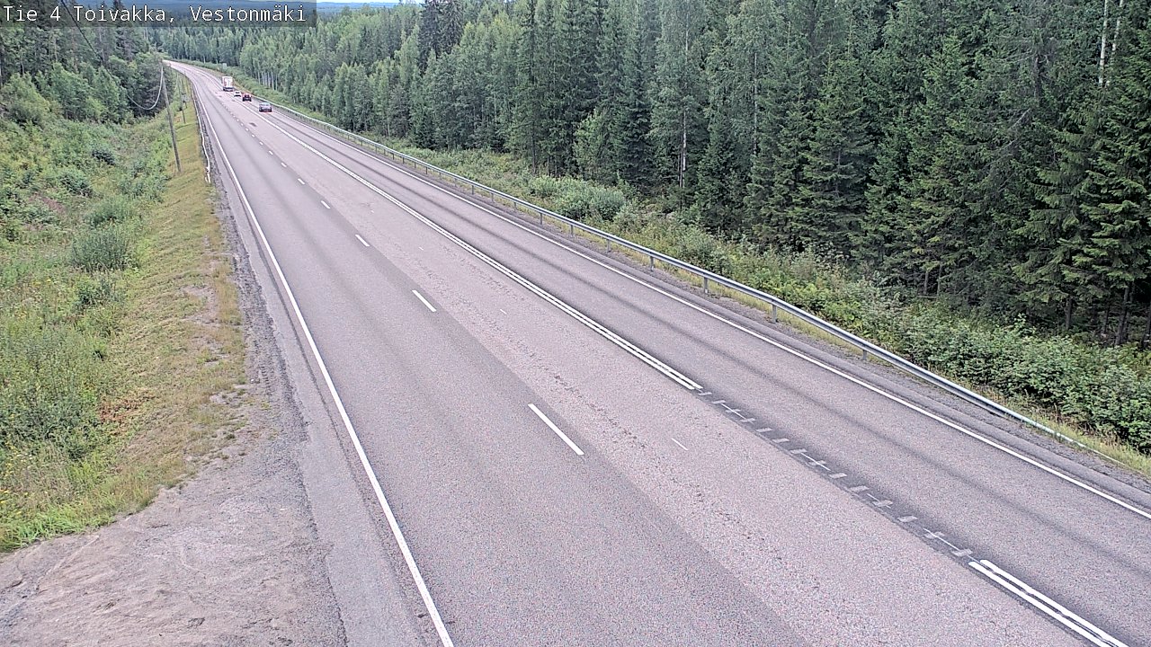 Weather Camera Image Road 4 Toivakka, Vestonmäki, Toivakka, Keski-Suomi