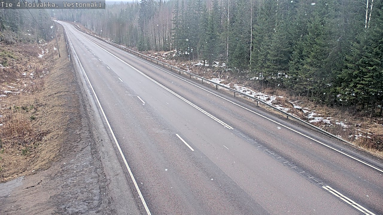 Weather Camera Image Road 4 Toivakka, Vestonmäki, Toivakka, Keski-Suomi
