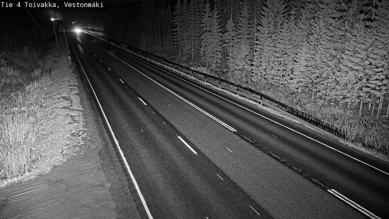 Weather Camera Image Väg 4 Toivakka, Vestonmäki, Toivakka, Keski-Suomi