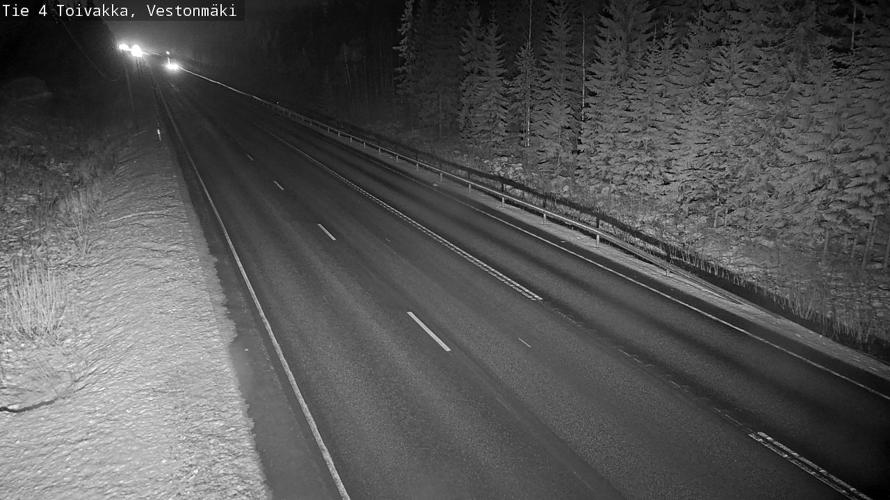 Weather Camera Image Väg 4 Toivakka, Vestonmäki, Toivakka, Keski-Suomi