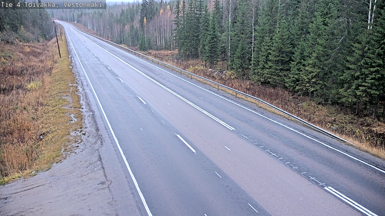Weather Camera Image Road 4 Toivakka, Vestonmäki, Toivakka, Keski-Suomi