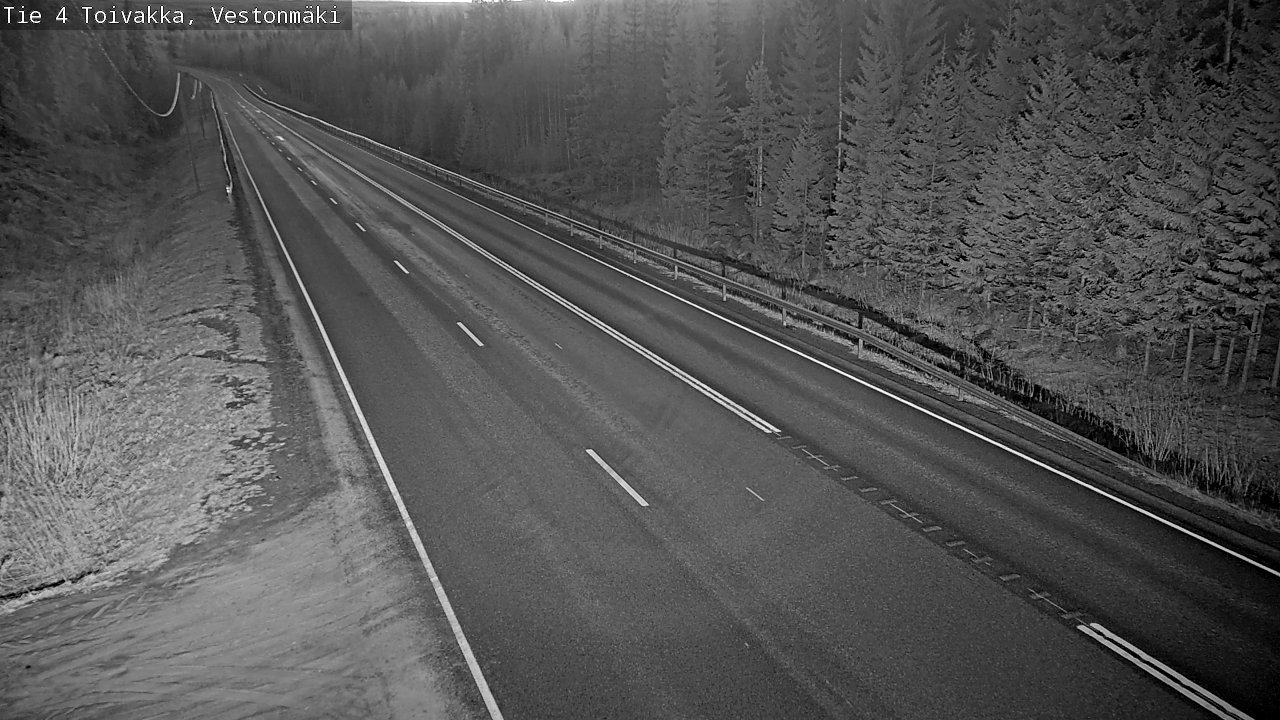 Weather Camera Image Väg 4 Toivakka, Vestonmäki, Toivakka, Keski-Suomi