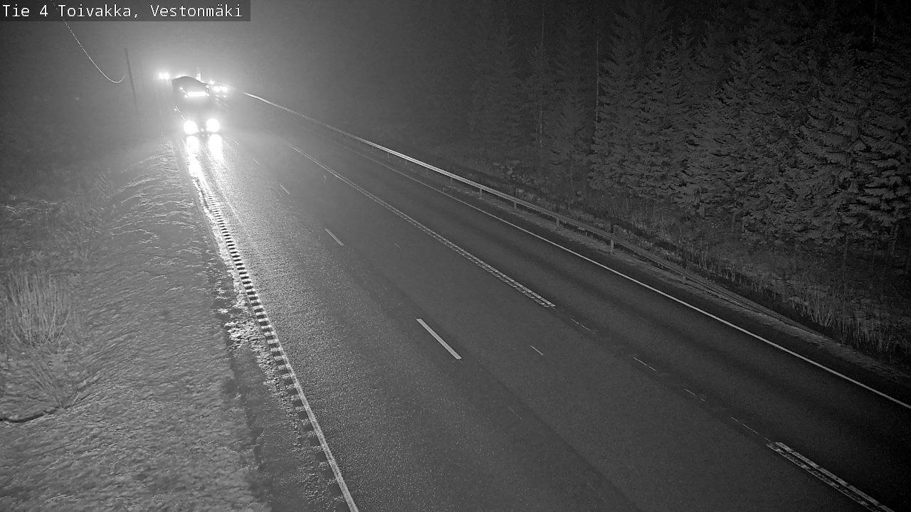 Weather Camera Image Väg 4 Toivakka, Vestonmäki, Toivakka, Keski-Suomi