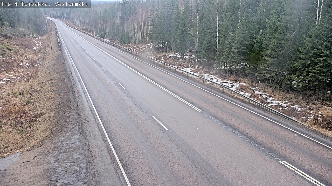 Weather Camera Image Road 4 Toivakka, Vestonmäki, Toivakka, Keski-Suomi