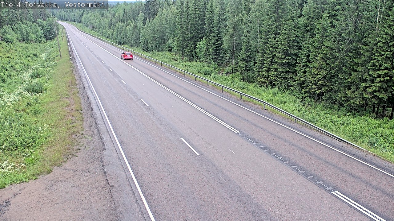 Weather Camera Image Road 4 Toivakka, Vestonmäki, Toivakka, Keski-Suomi