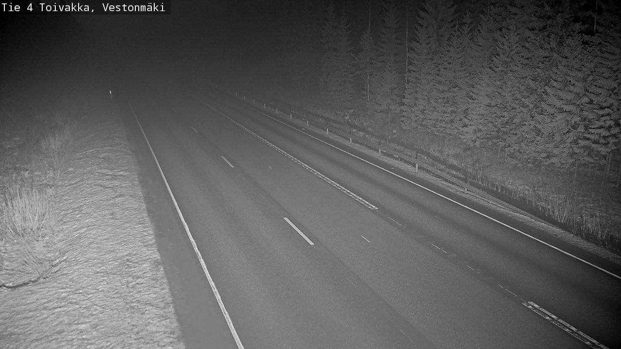 Weather Camera Image Väg 4 Toivakka, Vestonmäki, Toivakka, Keski-Suomi