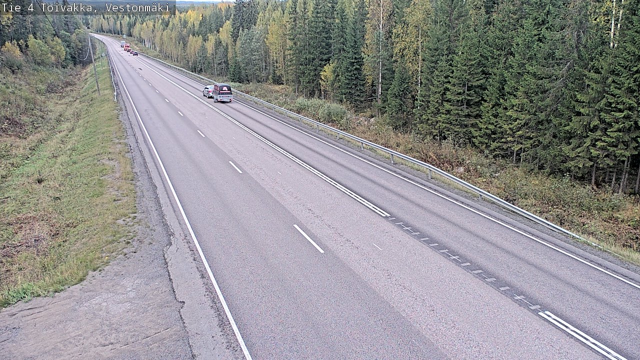 Weather Camera Image Road 4 Toivakka, Vestonmäki, Toivakka, Keski-Suomi