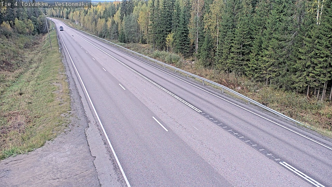 Weather Camera Image Road 4 Toivakka, Vestonmäki, Toivakka, Keski-Suomi