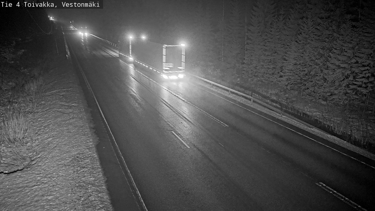 Weather Camera Image Väg 4 Toivakka, Vestonmäki, Toivakka, Keski-Suomi