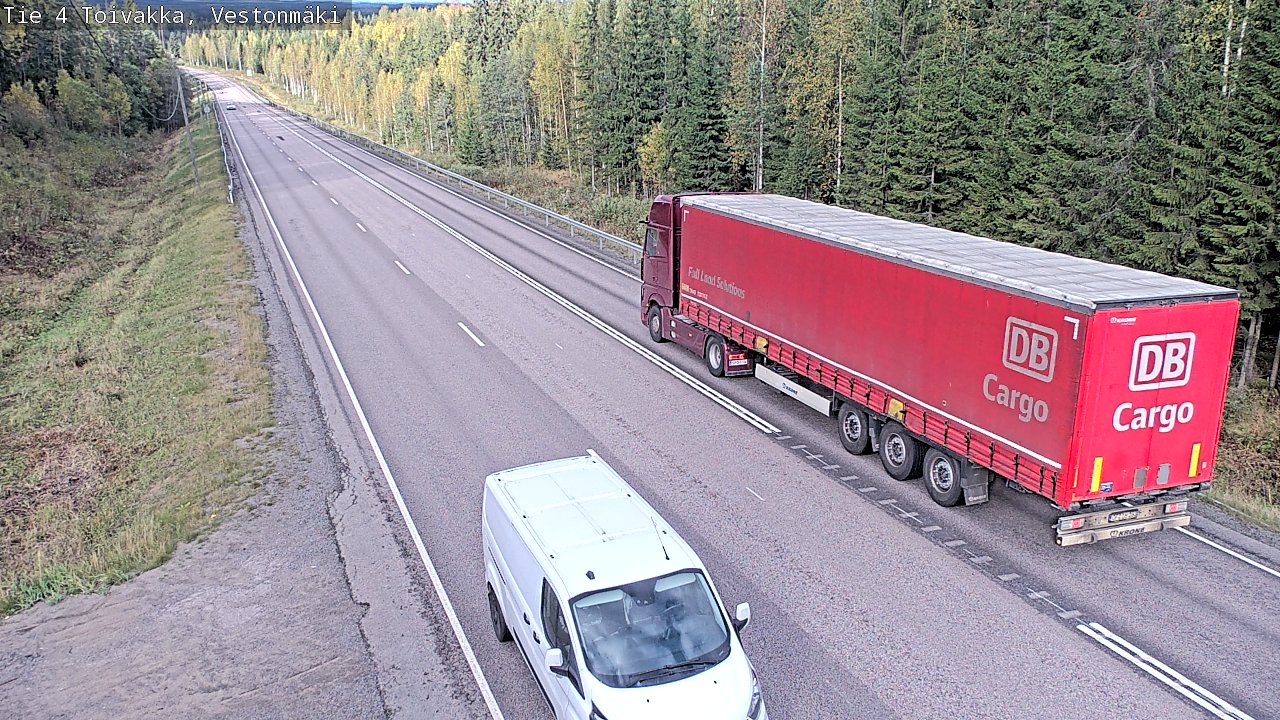 Weather Camera Image Road 4 Toivakka, Vestonmäki, Toivakka, Keski-Suomi