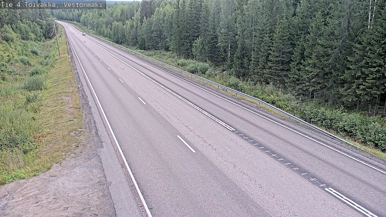 Weather Camera Image Road 4 Toivakka, Vestonmäki, Toivakka, Keski-Suomi