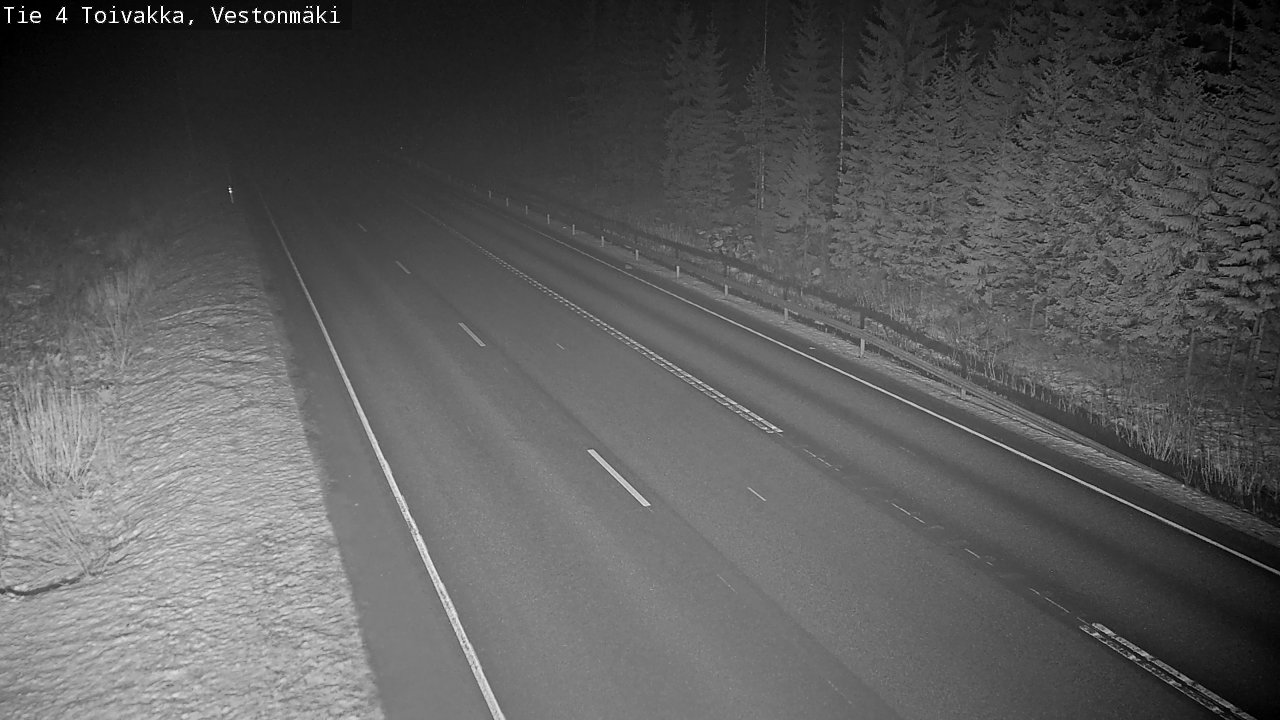 Weather Camera Image Väg 4 Toivakka, Vestonmäki, Toivakka, Keski-Suomi