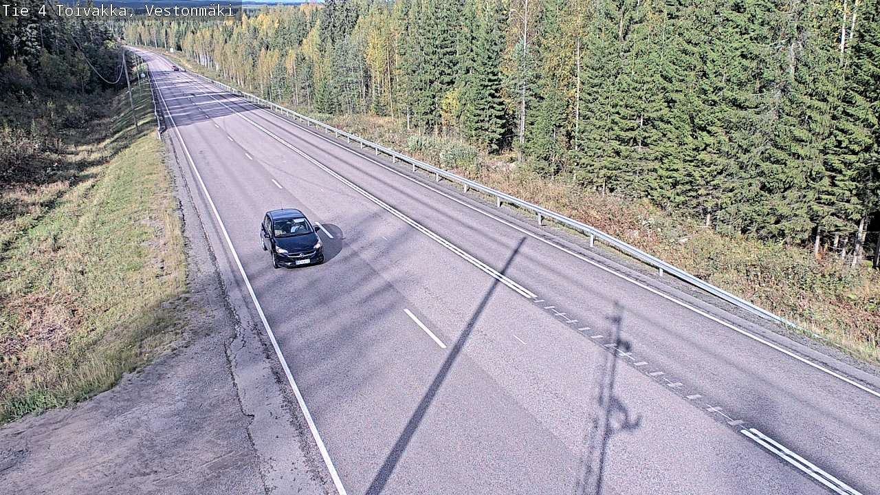 Weather Camera Image Road 4 Toivakka, Vestonmäki, Toivakka, Keski-Suomi