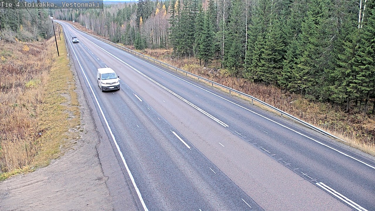 Kelikamerat Kuva Tie 4 Toivakka, Vestonmäki, Toivakka, Keski-Suomi