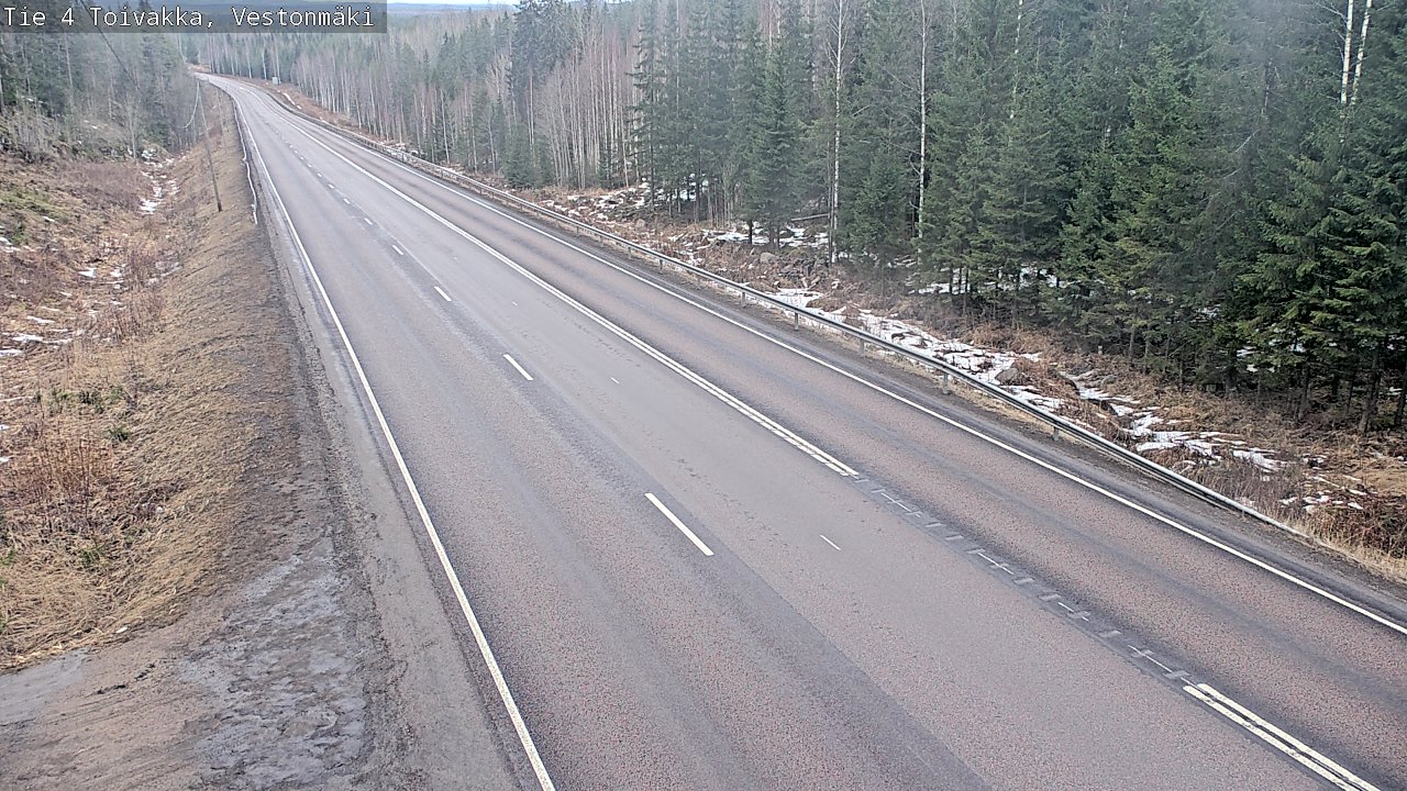 Weather Camera Image Road 4 Toivakka, Vestonmäki, Toivakka, Keski-Suomi