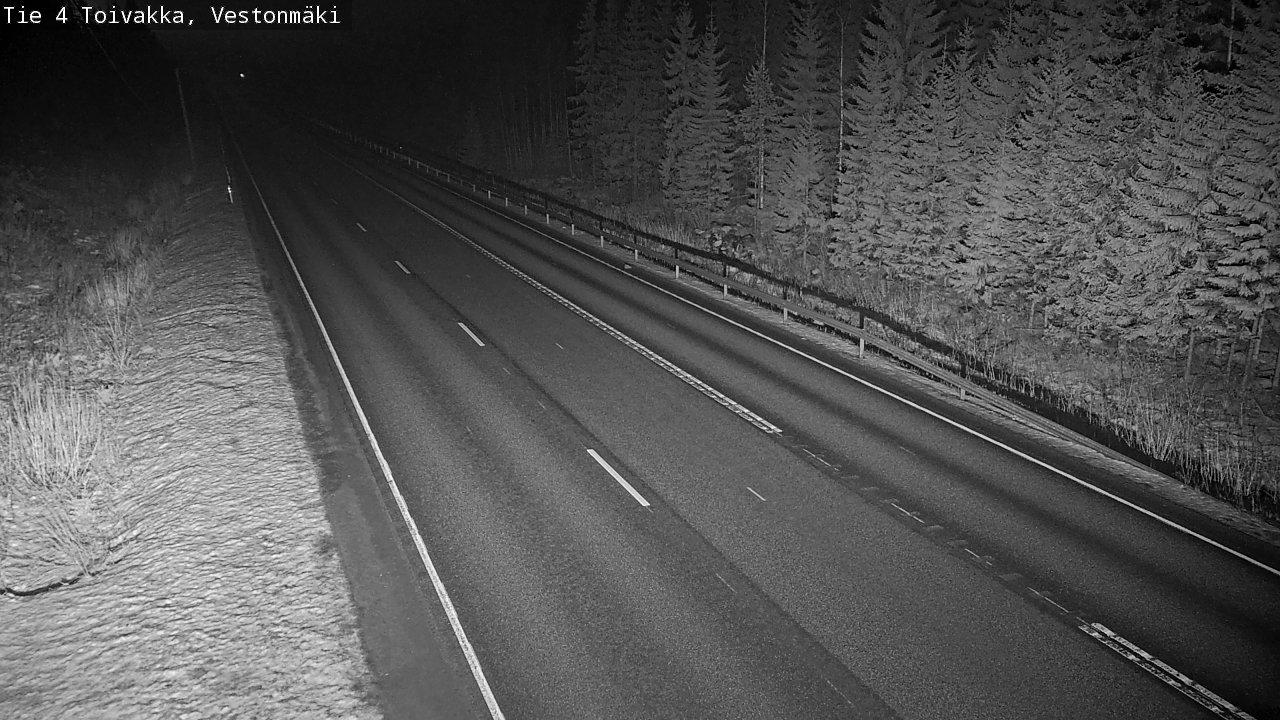 Weather Camera Image Väg 4 Toivakka, Vestonmäki, Toivakka, Keski-Suomi