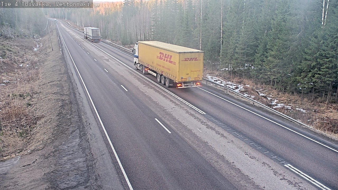 Weather Camera Image Road 4 Toivakka, Vestonmäki, Toivakka, Keski-Suomi
