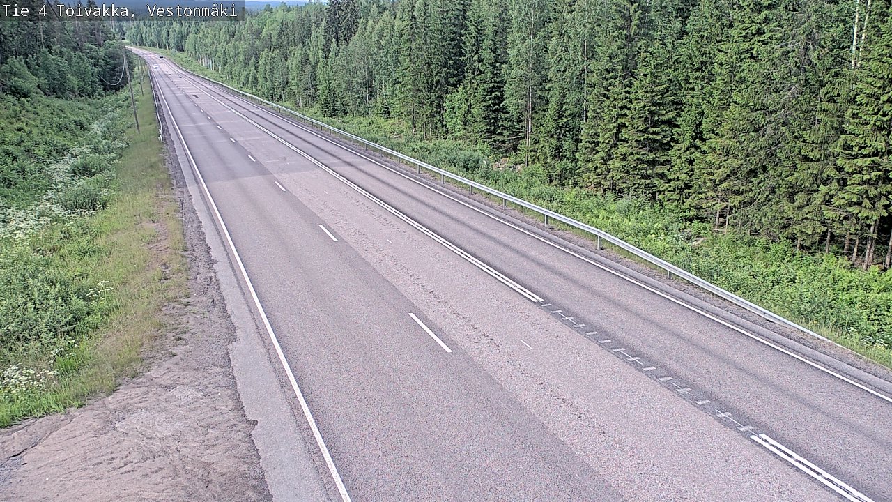 Kelikamerat Kuva Tie 4 Toivakka, Vestonmäki, Toivakka, Keski-Suomi