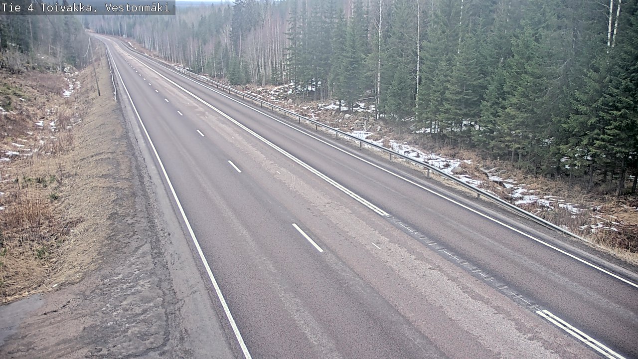 Weather Camera Image Road 4 Toivakka, Vestonmäki, Toivakka, Keski-Suomi