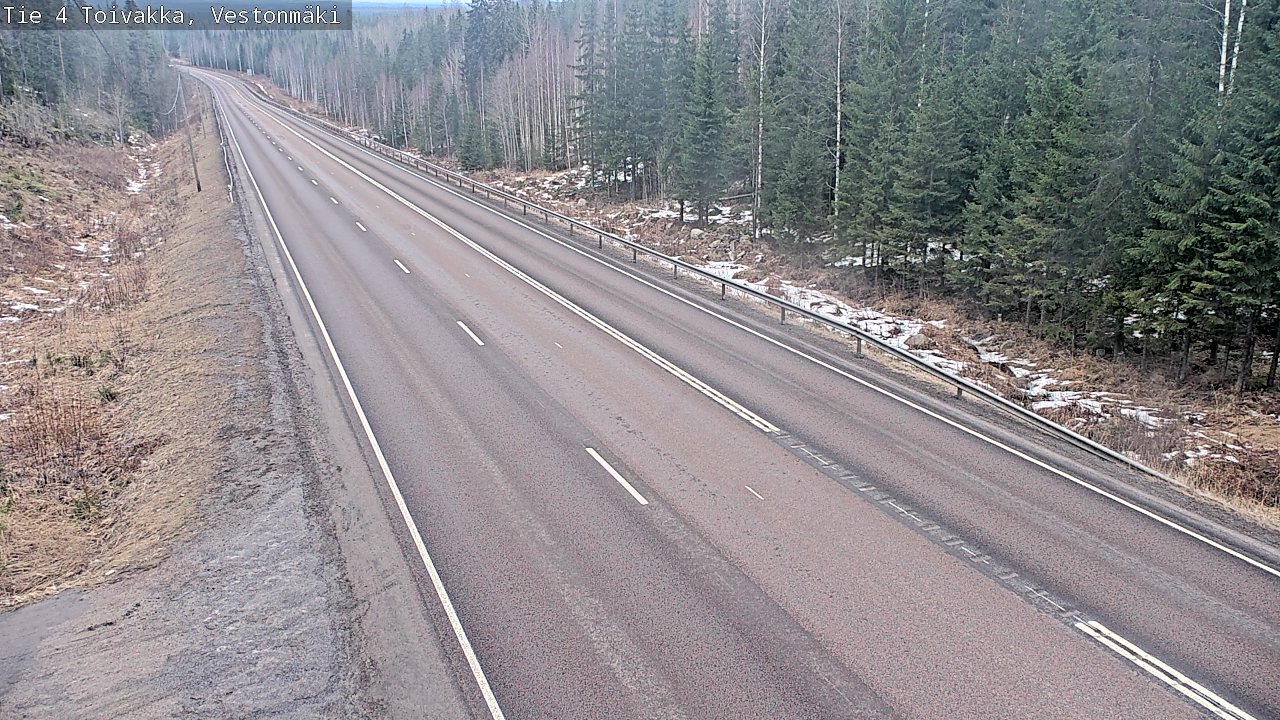 Weather Camera Image Road 4 Toivakka, Vestonmäki, Toivakka, Keski-Suomi
