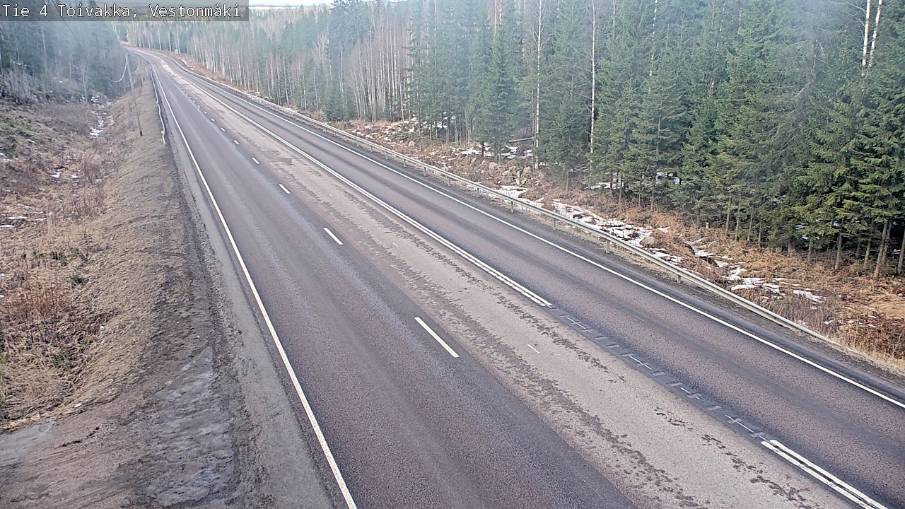 Weather Camera Image Road 4 Toivakka, Vestonmäki, Toivakka, Keski-Suomi