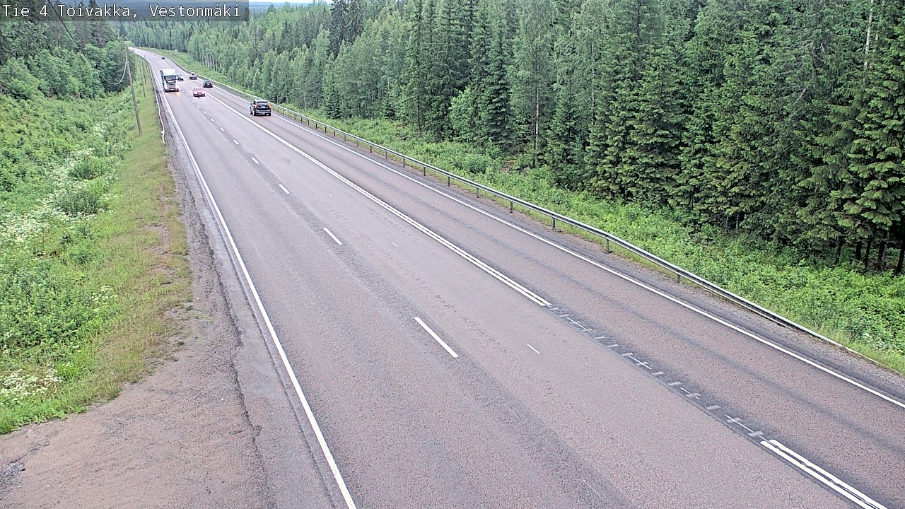 Weather Camera Image Road 4 Toivakka, Vestonmäki, Toivakka, Keski-Suomi