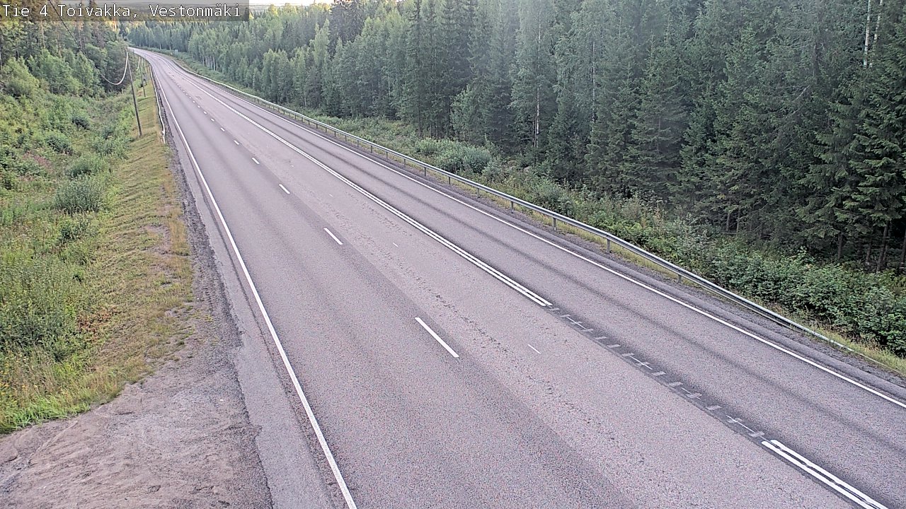 Weather Camera Image Road 4 Toivakka, Vestonmäki, Toivakka, Keski-Suomi