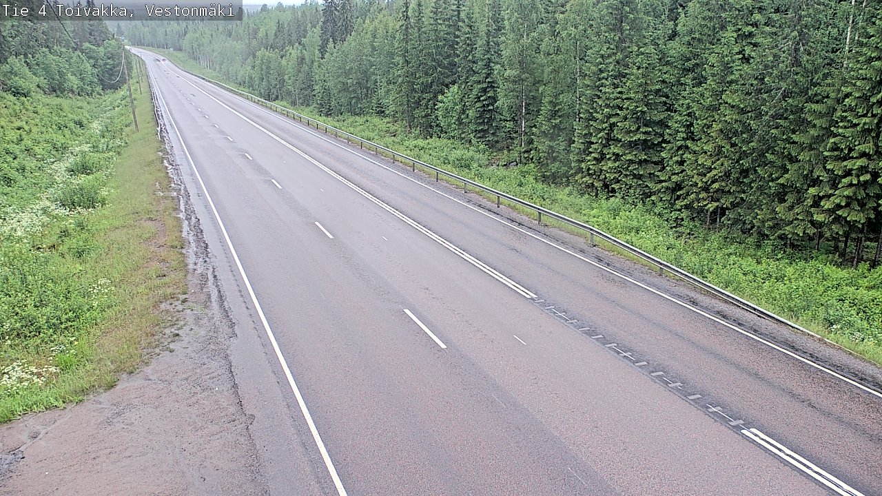 Weather Camera Image Road 4 Toivakka, Vestonmäki, Toivakka, Keski-Suomi