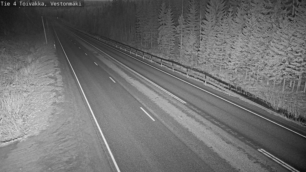 Weather Camera Image Väg 4 Toivakka, Vestonmäki, Toivakka, Keski-Suomi