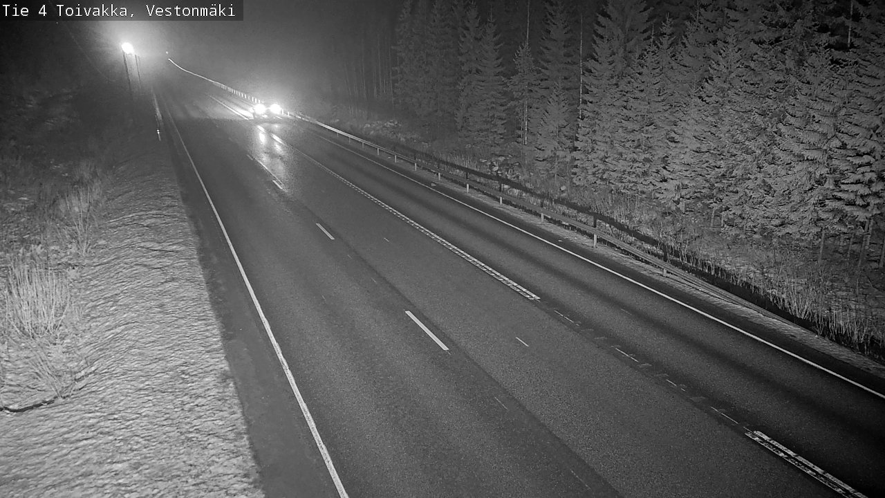 Weather Camera Image Väg 4 Toivakka, Vestonmäki, Toivakka, Keski-Suomi