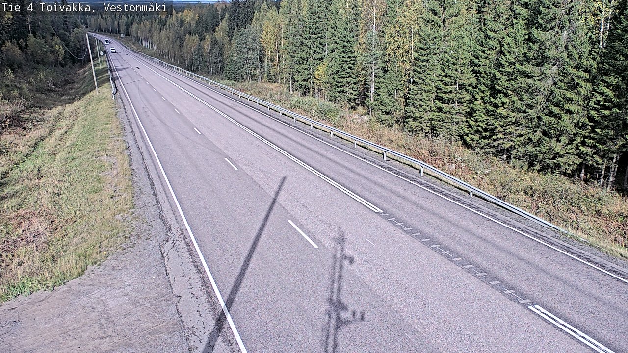 Weather Camera Image Road 4 Toivakka, Vestonmäki, Toivakka, Keski-Suomi