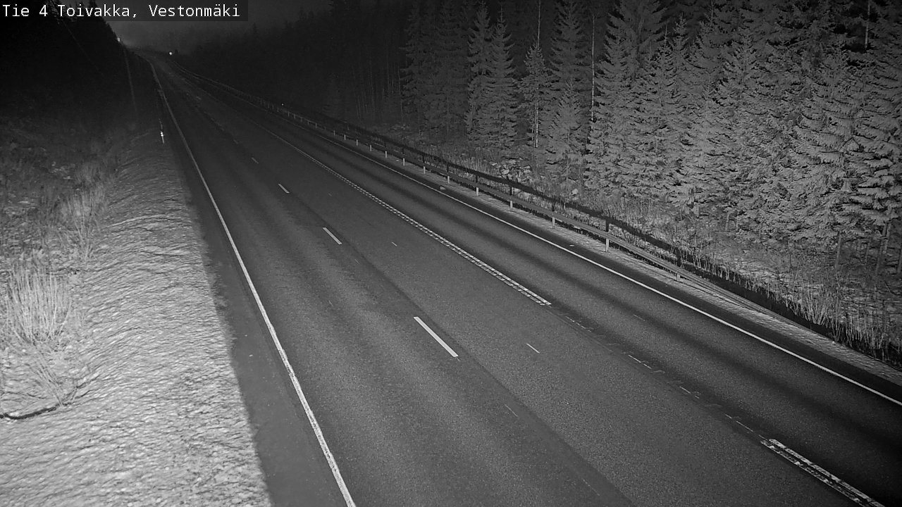 Weather Camera Image Väg 4 Toivakka, Vestonmäki, Toivakka, Keski-Suomi