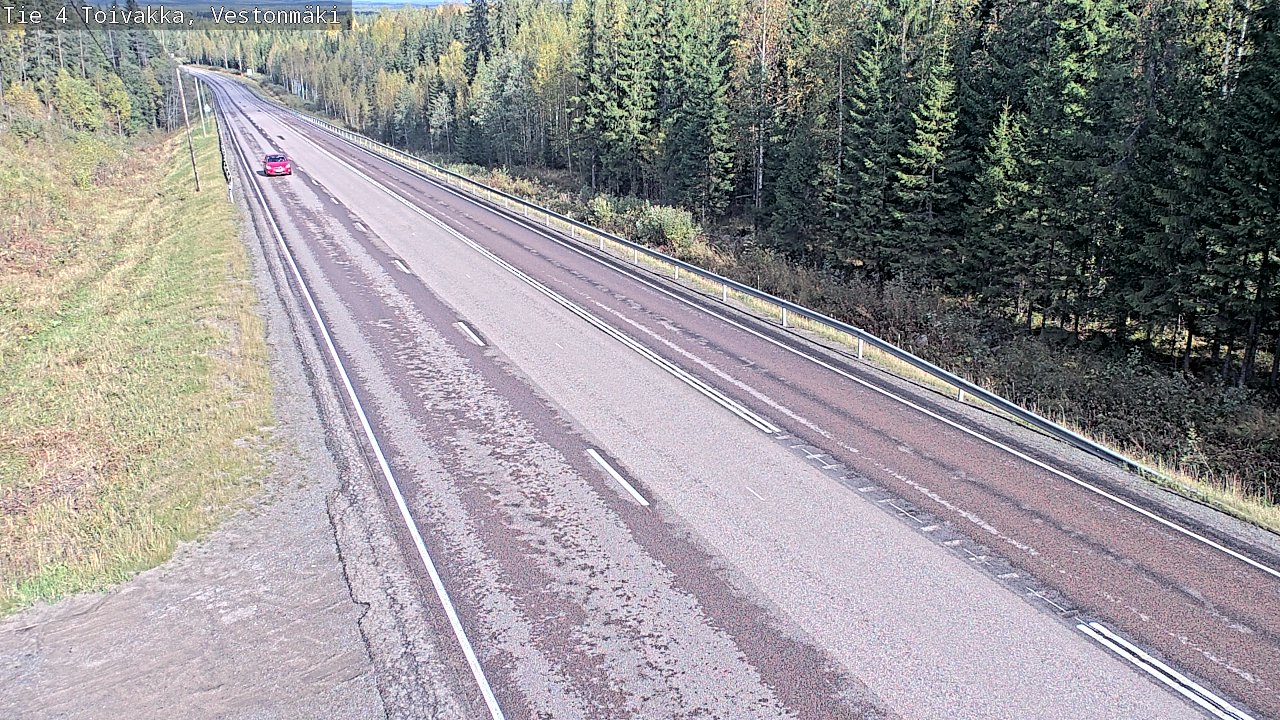 Weather Camera Image Road 4 Toivakka, Vestonmäki, Toivakka, Keski-Suomi