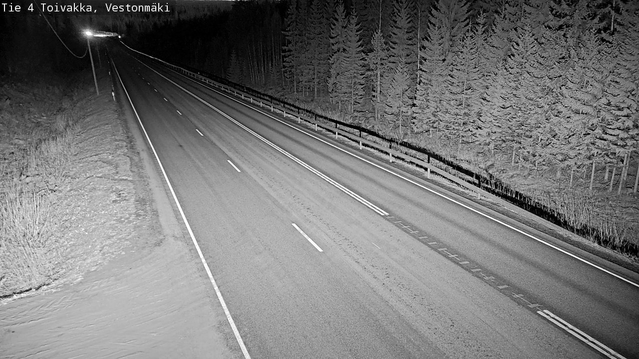 Weather Camera Image Väg 4 Toivakka, Vestonmäki, Toivakka, Keski-Suomi