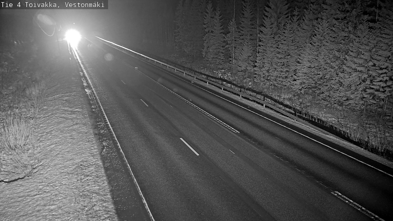 Weather Camera Image Väg 4 Toivakka, Vestonmäki, Toivakka, Keski-Suomi