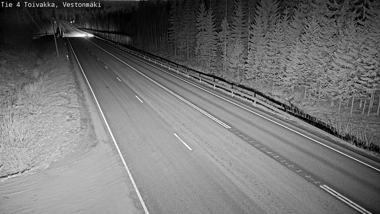 Weather Camera Image Väg 4 Toivakka, Vestonmäki, Toivakka, Keski-Suomi