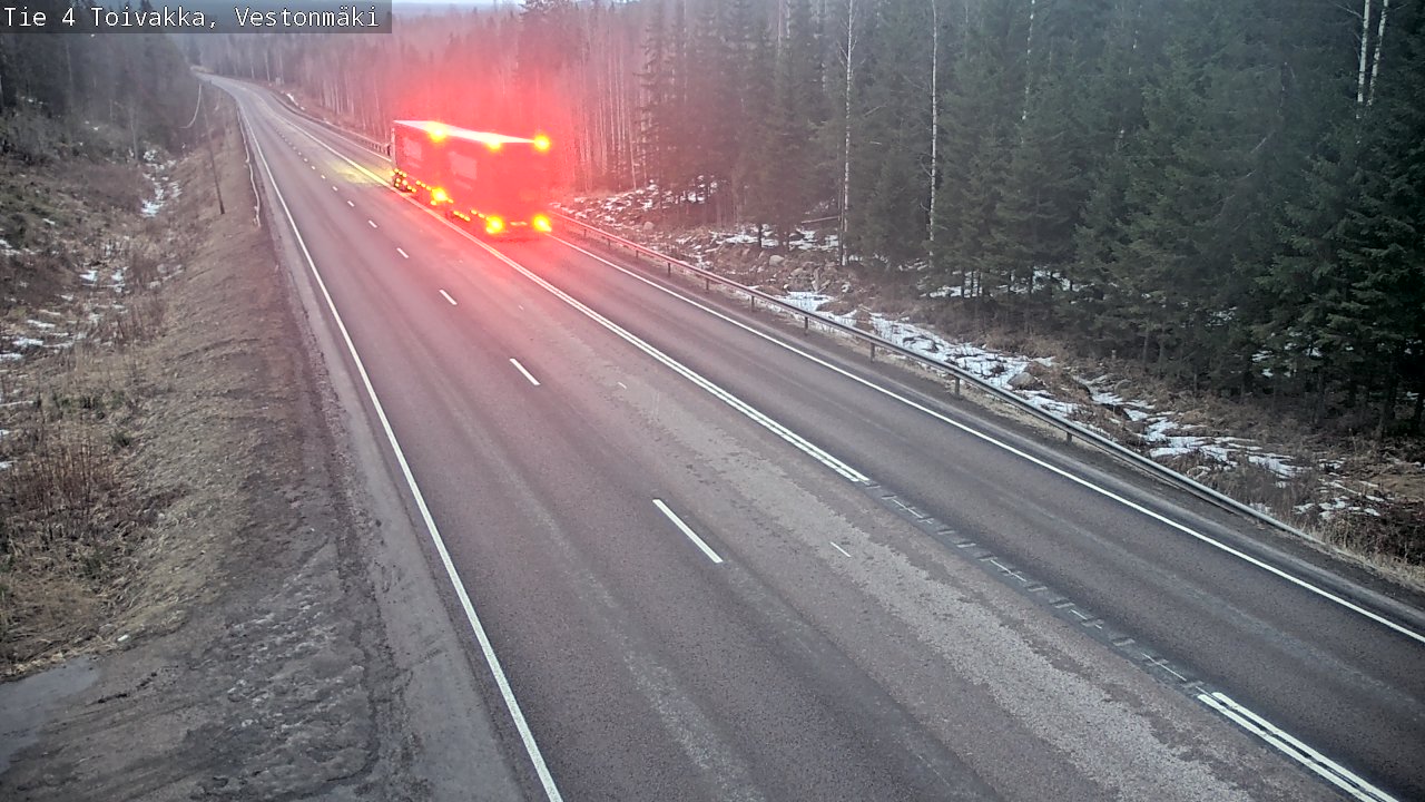 Weather Camera Image Road 4 Toivakka, Vestonmäki, Toivakka, Keski-Suomi