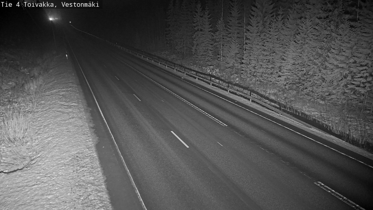 Weather Camera Image Väg 4 Toivakka, Vestonmäki, Toivakka, Keski-Suomi