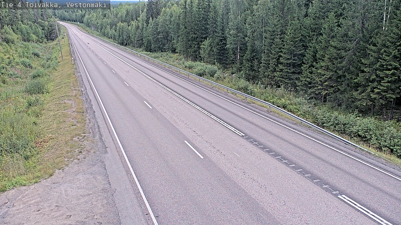 Weather Camera Image Road 4 Toivakka, Vestonmäki, Toivakka, Keski-Suomi