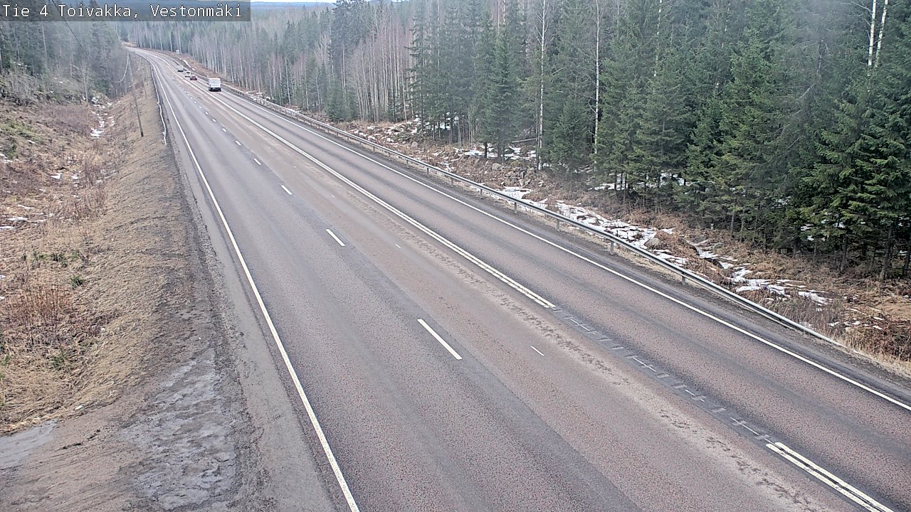 Weather Camera Image Road 4 Toivakka, Vestonmäki, Toivakka, Keski-Suomi