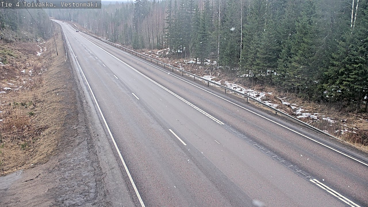 Weather Camera Image Road 4 Toivakka, Vestonmäki, Toivakka, Keski-Suomi