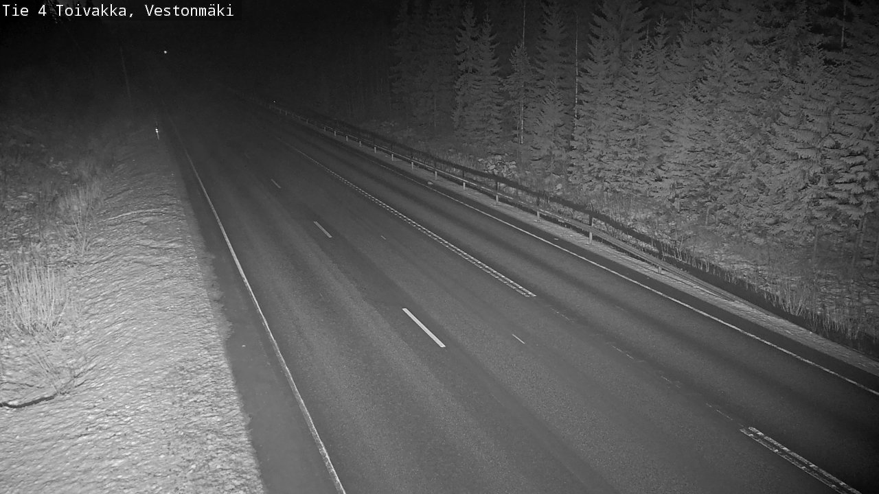 Weather Camera Image Väg 4 Toivakka, Vestonmäki, Toivakka, Keski-Suomi