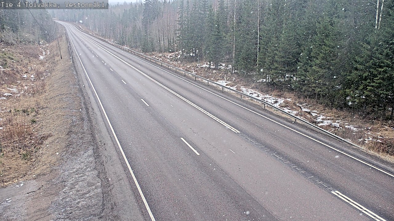 Weather Camera Image Road 4 Toivakka, Vestonmäki, Toivakka, Keski-Suomi