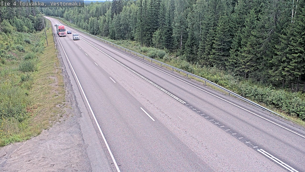 Weather Camera Image Road 4 Toivakka, Vestonmäki, Toivakka, Keski-Suomi
